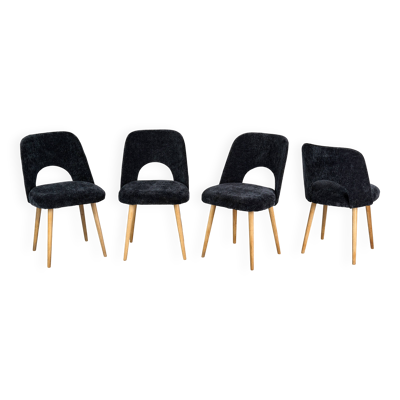 Chaises de salle à manger par Oswald Haerdtl, années 1960, Tchécoslovaquie