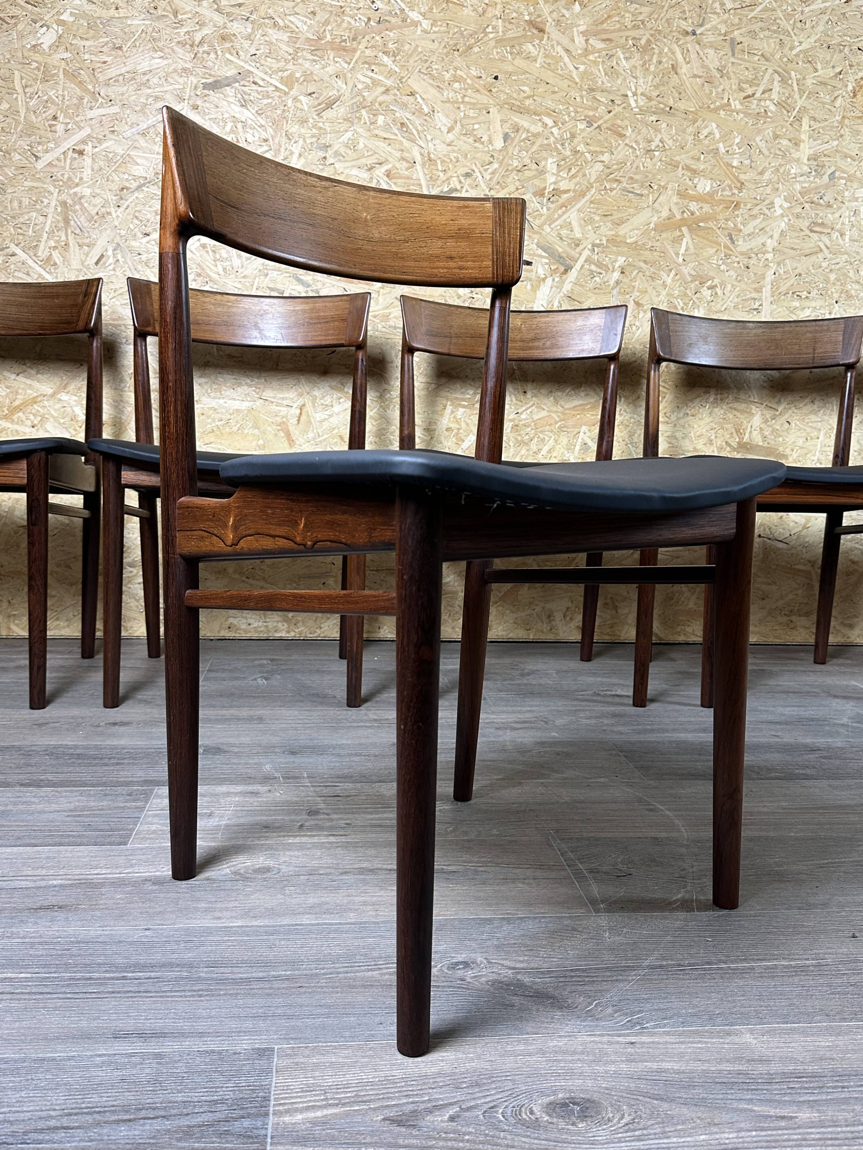 Set of 6 Henry Rosengren Hansen Model 39 Dining Chairs Rosewood