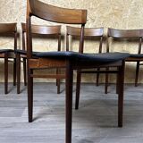 Set of 6 Henry Rosengren Hansen Model 39 Dining Chairs Rosewood