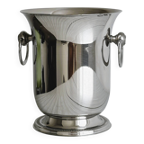 Seau à champagne vintage en métal brillant