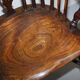 Windsor chair in solid elm circa 1860 - English furniture