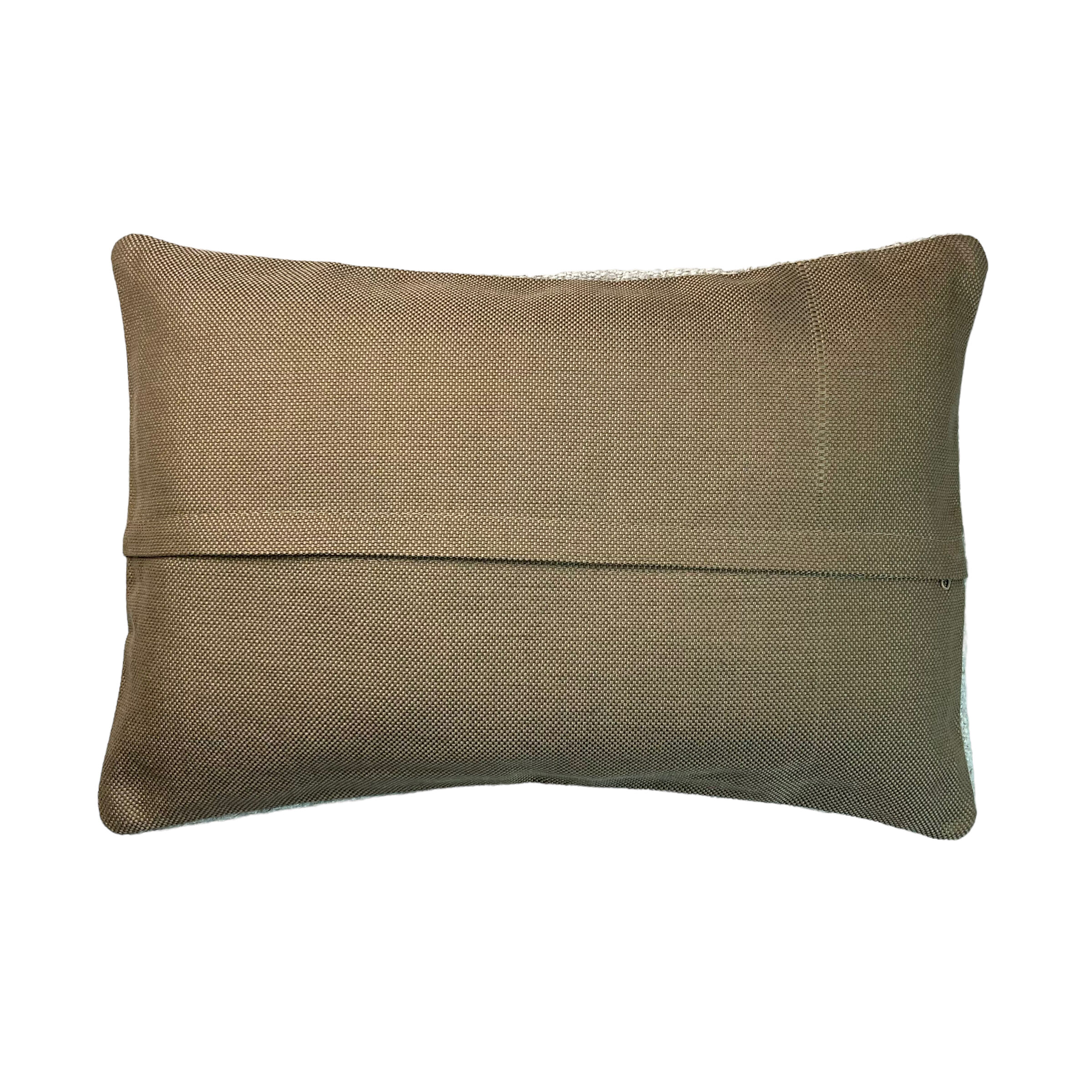 Vintage turkish handmade kilim cushion cover , 30 x 50 cm