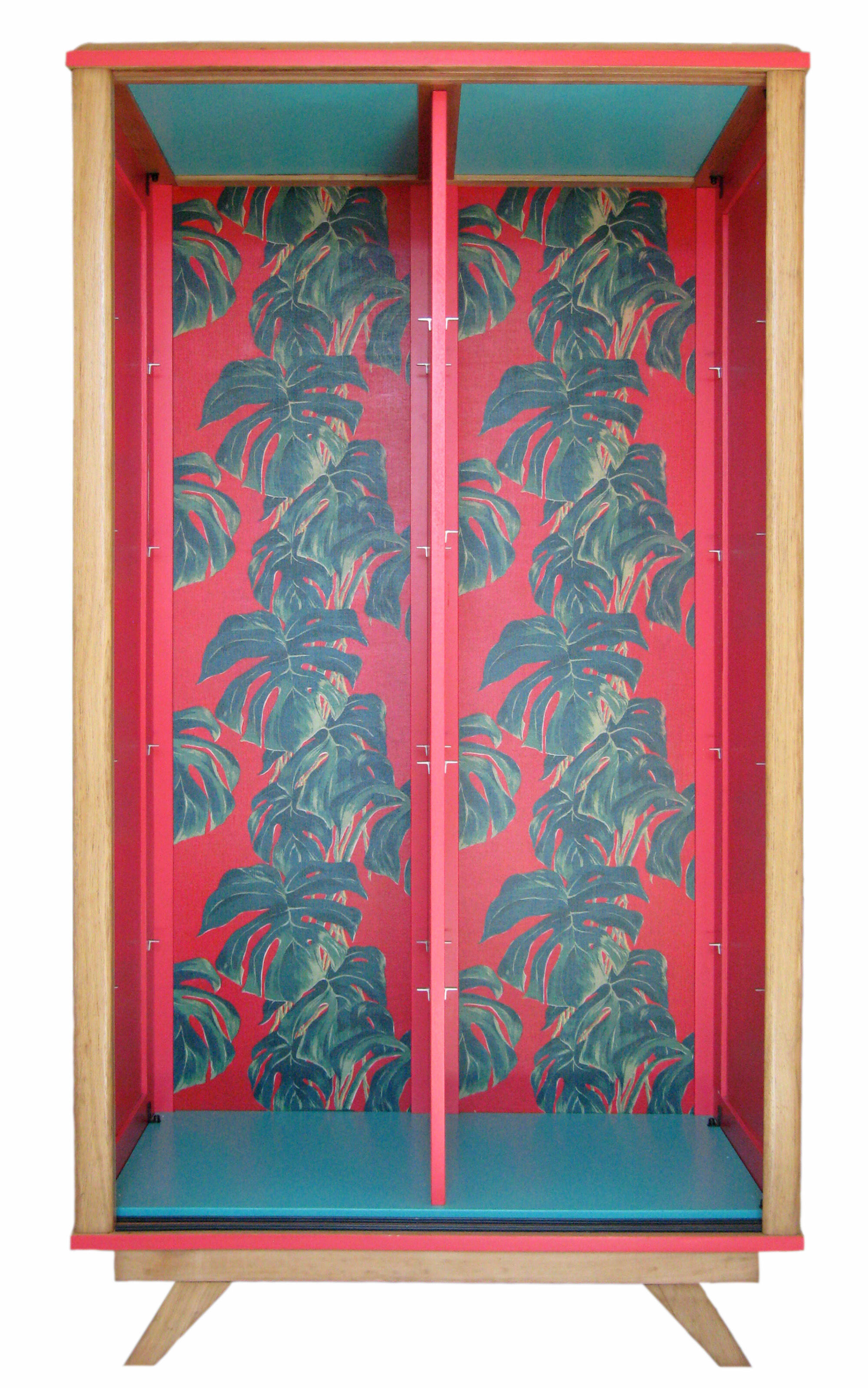 Wardrobe sliding doors vintage 50s