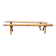 Lot de 2 bancs en chêne