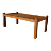 grande table basse en chêne, 1960