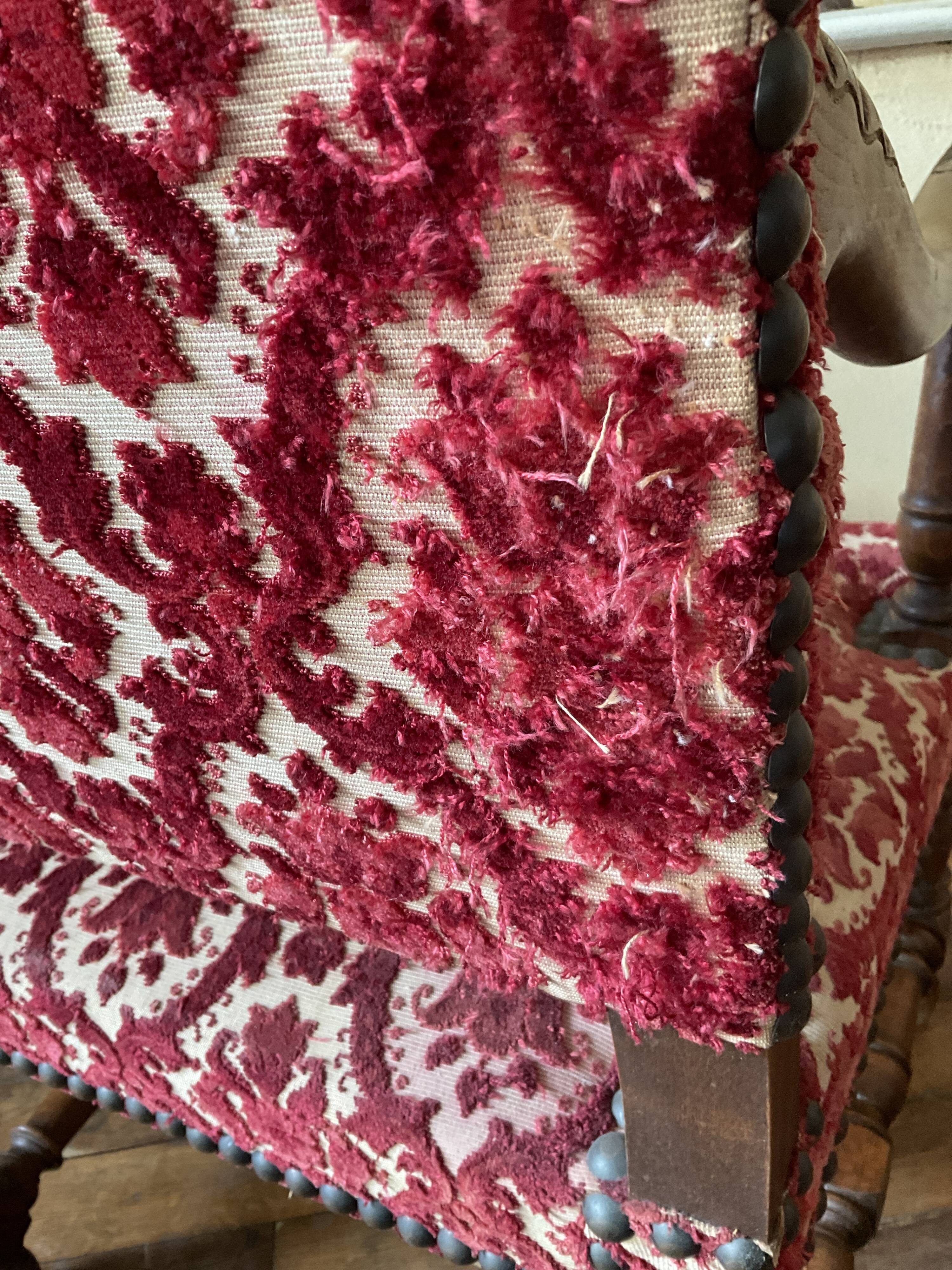 Louis XIII style armchair