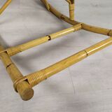 Rocking-flesh rattan vintage