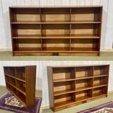 1950s English mahogany bookcase shelf