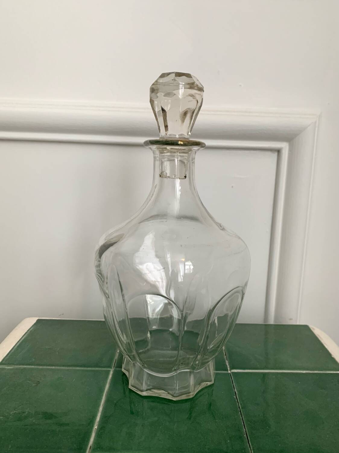 Vintage glass carafe