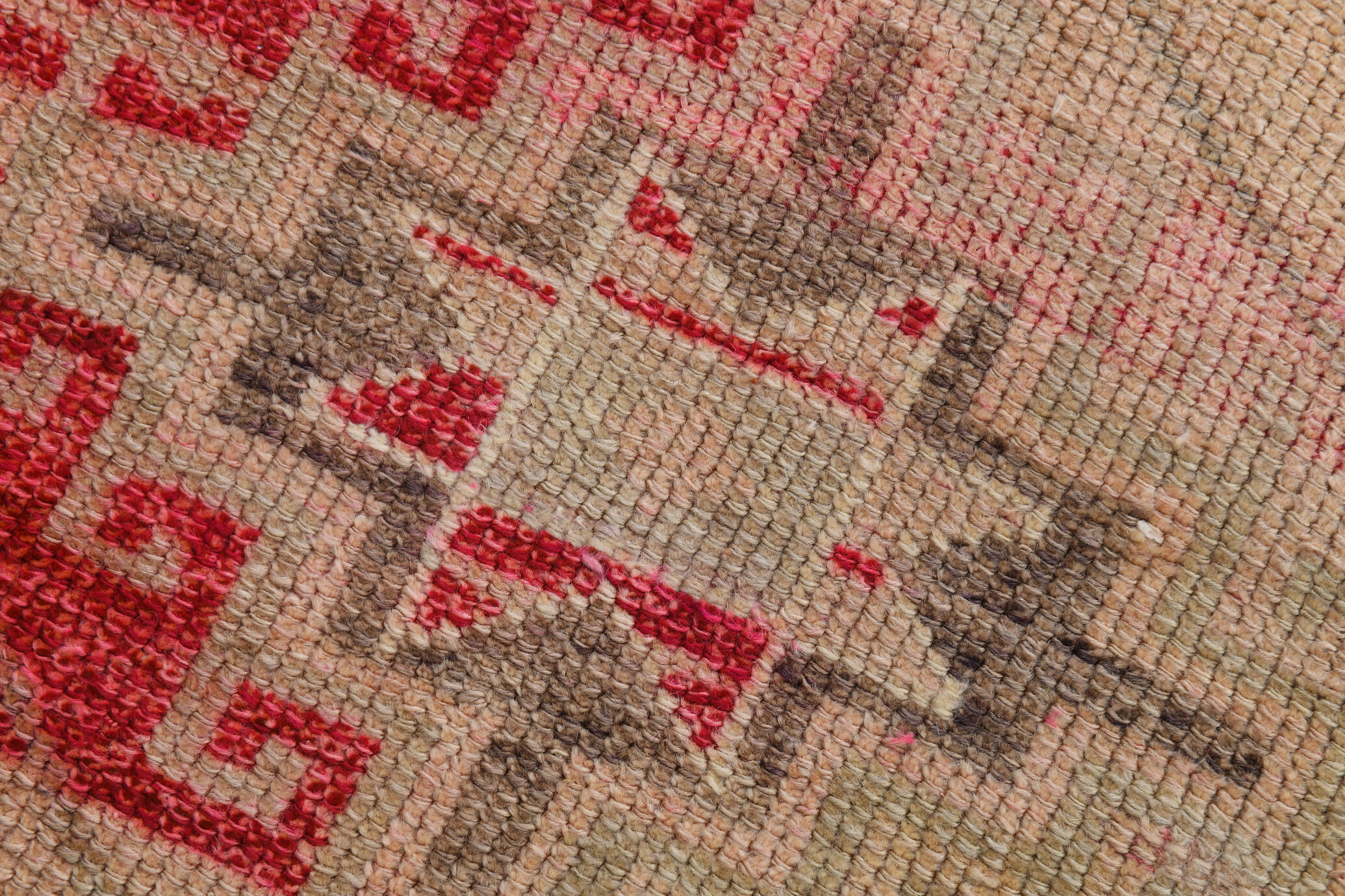 Short turkish runner rug 89x256cm