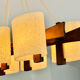 Scandinavian suspension in teak and acrylic Perspex from the 1960s.