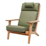 Oak GE290 Armchair by Hans Wegner for Getama 1960s