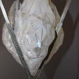 Art Deco period plate chandelier signed Degué