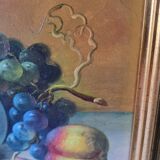 Original oil on canvas signed by Antonio De Giovan, classical still life.
