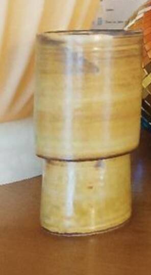 6 vintage stoneware mazagrans