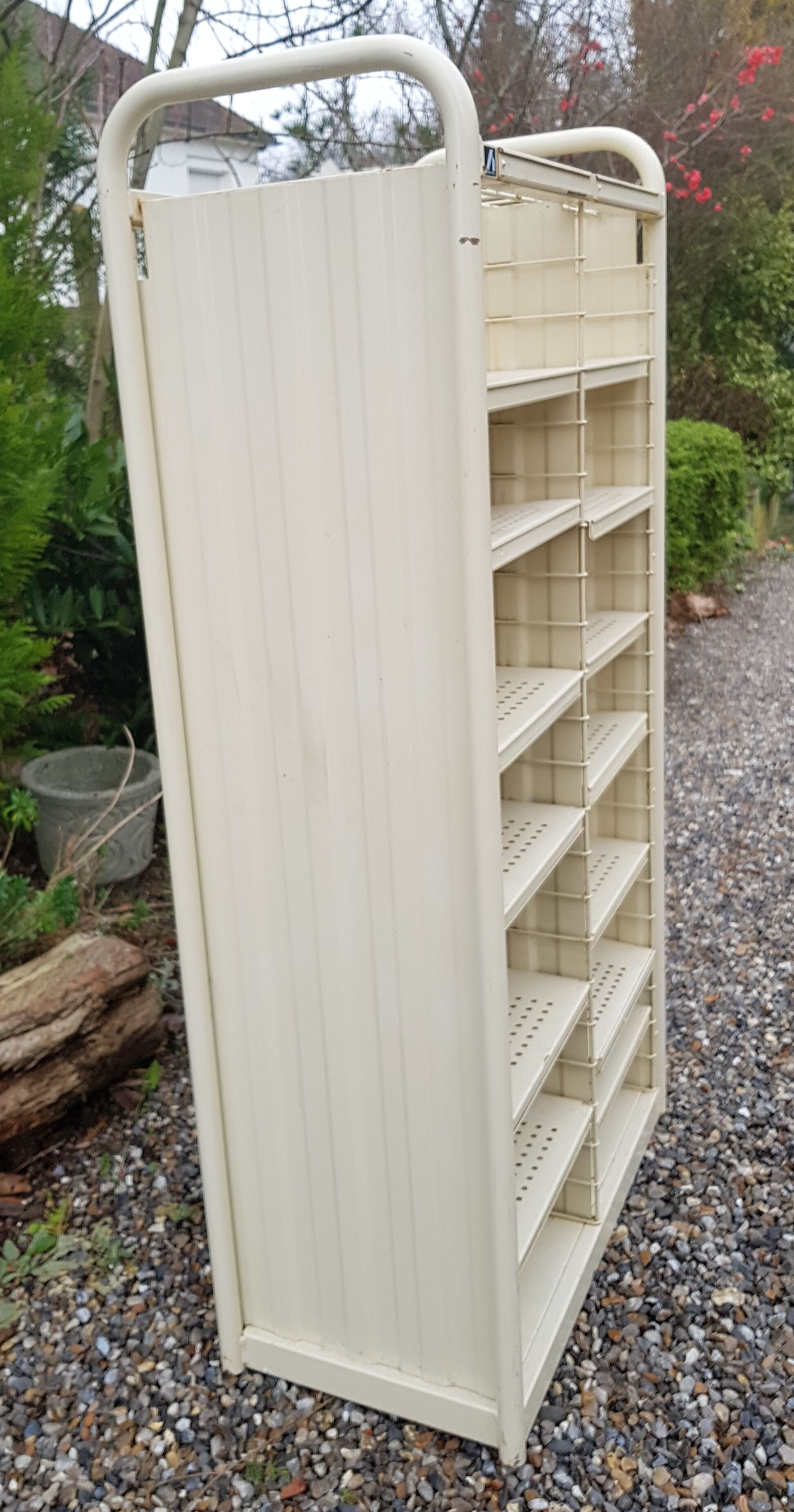 Metal shelf the Post