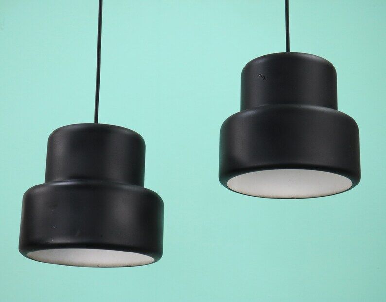 Pair of pendant lamps by Jo Hammerborg for Fog & Morup 1960s