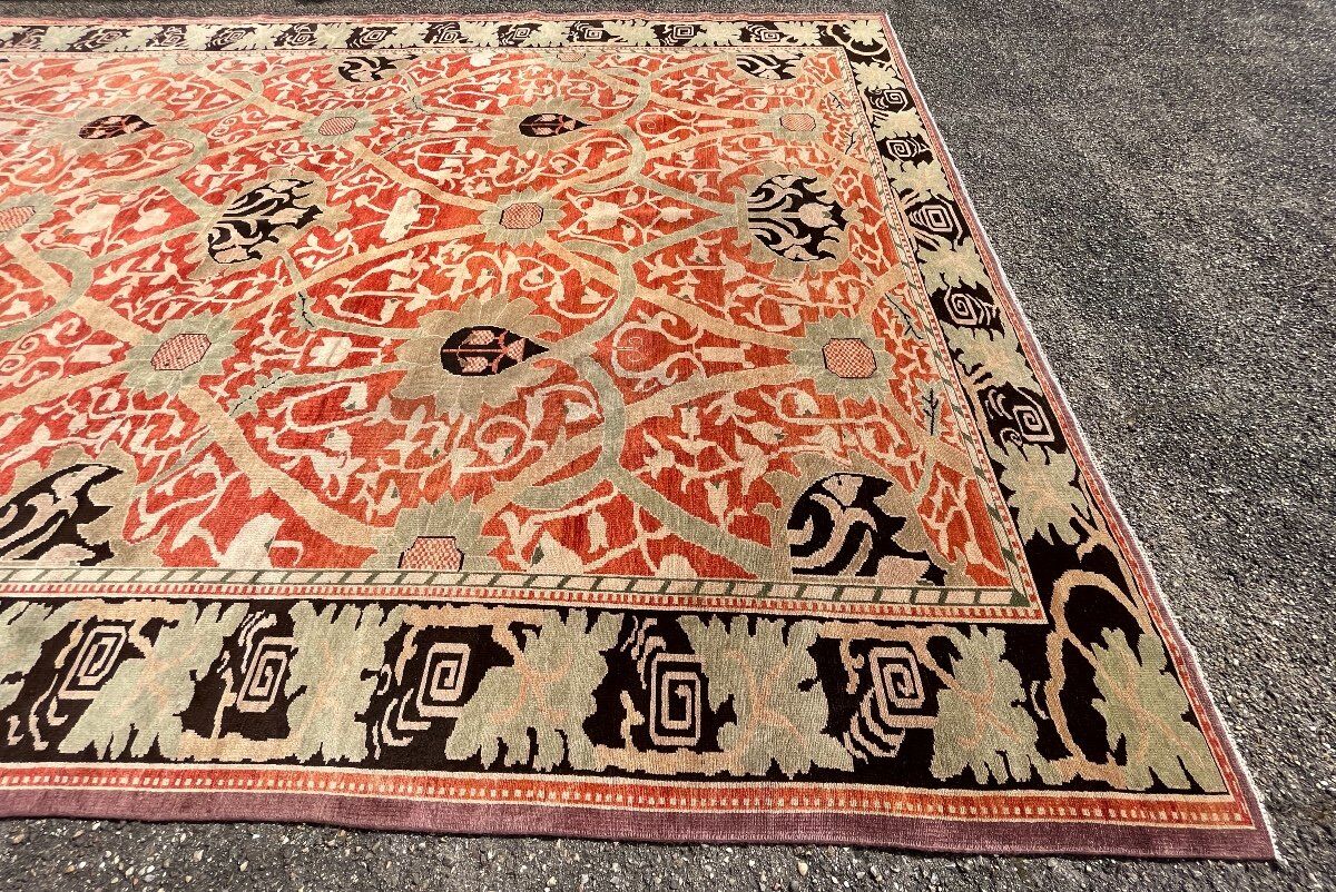 Indian floral carpet after william morris