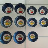 Set of 11 cups