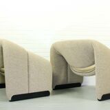 Pierre Paulin pair of F598 Groovy lounge chairs for Artifort, The Netherlands