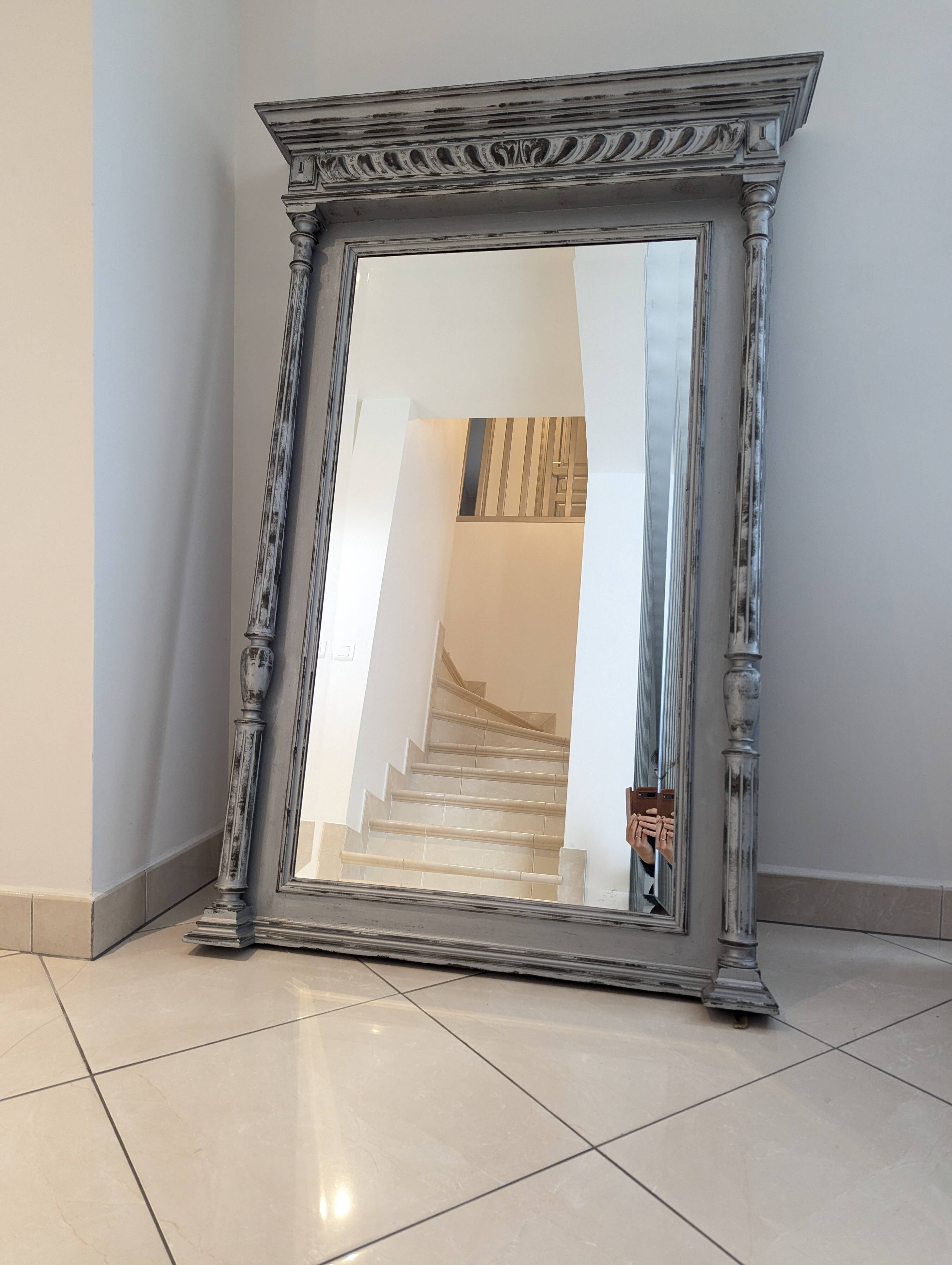 Renovated antique mirror