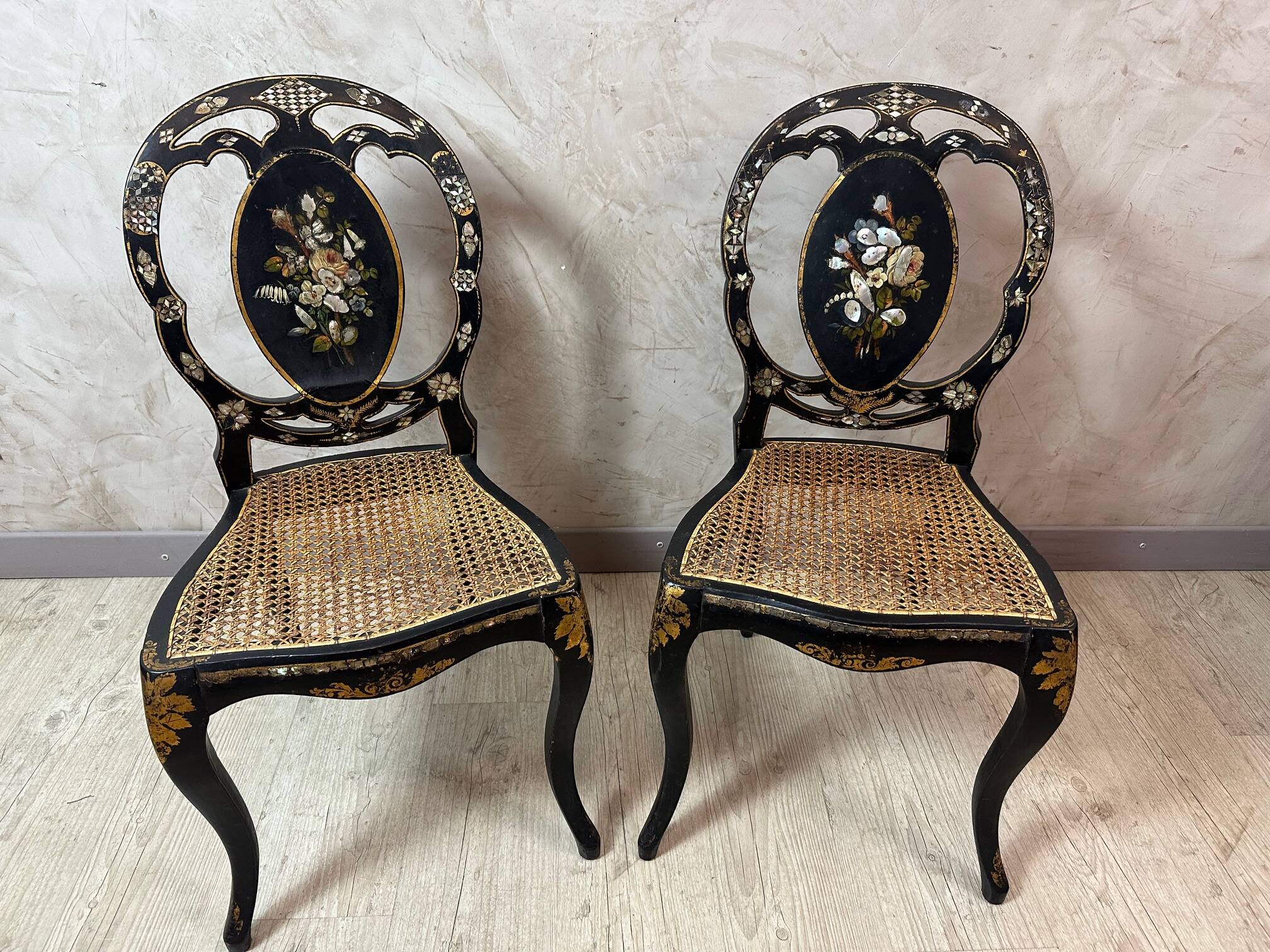Pair of Napoleon III chairs