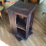 Mahogany revolving bookcase