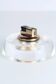 Table lighter in plexiglass and gold metal, Crespi style, 1970s.