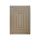 Tapis en jute à motif géométrique 120 x 160 cm