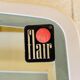 Table d'appoint Vintage sur roulettes avec rangement, édition Flair 1970s