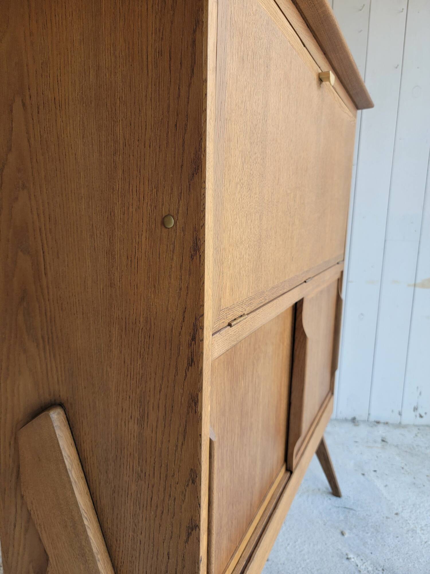 Vintage secretary with compass legs