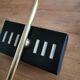 Paire d'appliques laiton et verre 1960