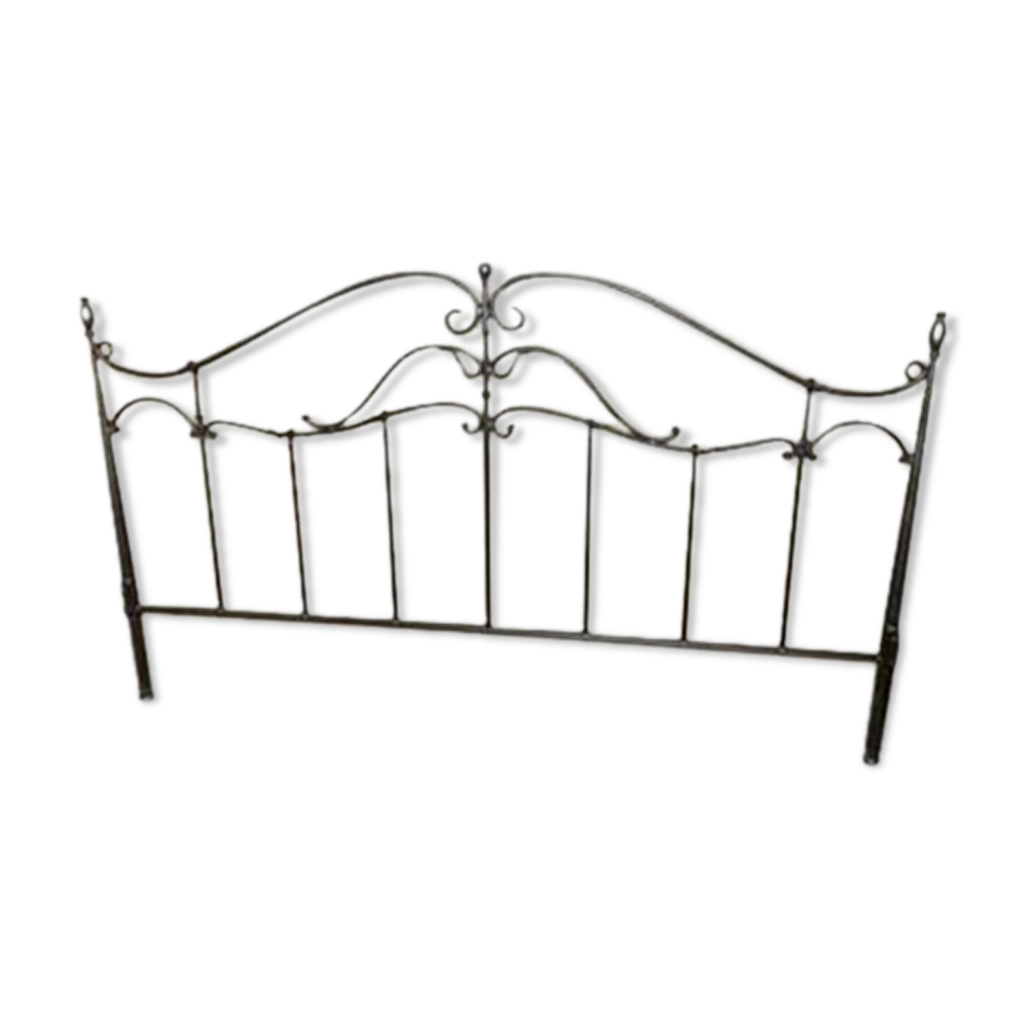 Iron headboard