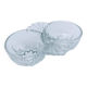 1960s Salt / Pepper Shaker Scallop Shell Molded Glass