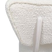 Mid-Century Butterfly Chair, White Boucle Fabric, White Oak, Europe, 1960
