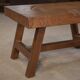 Table basse brutaliste en orme 1950’s