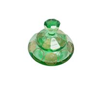 Art Deco candy dish from Moser, former Czechoslovakia, 1960s