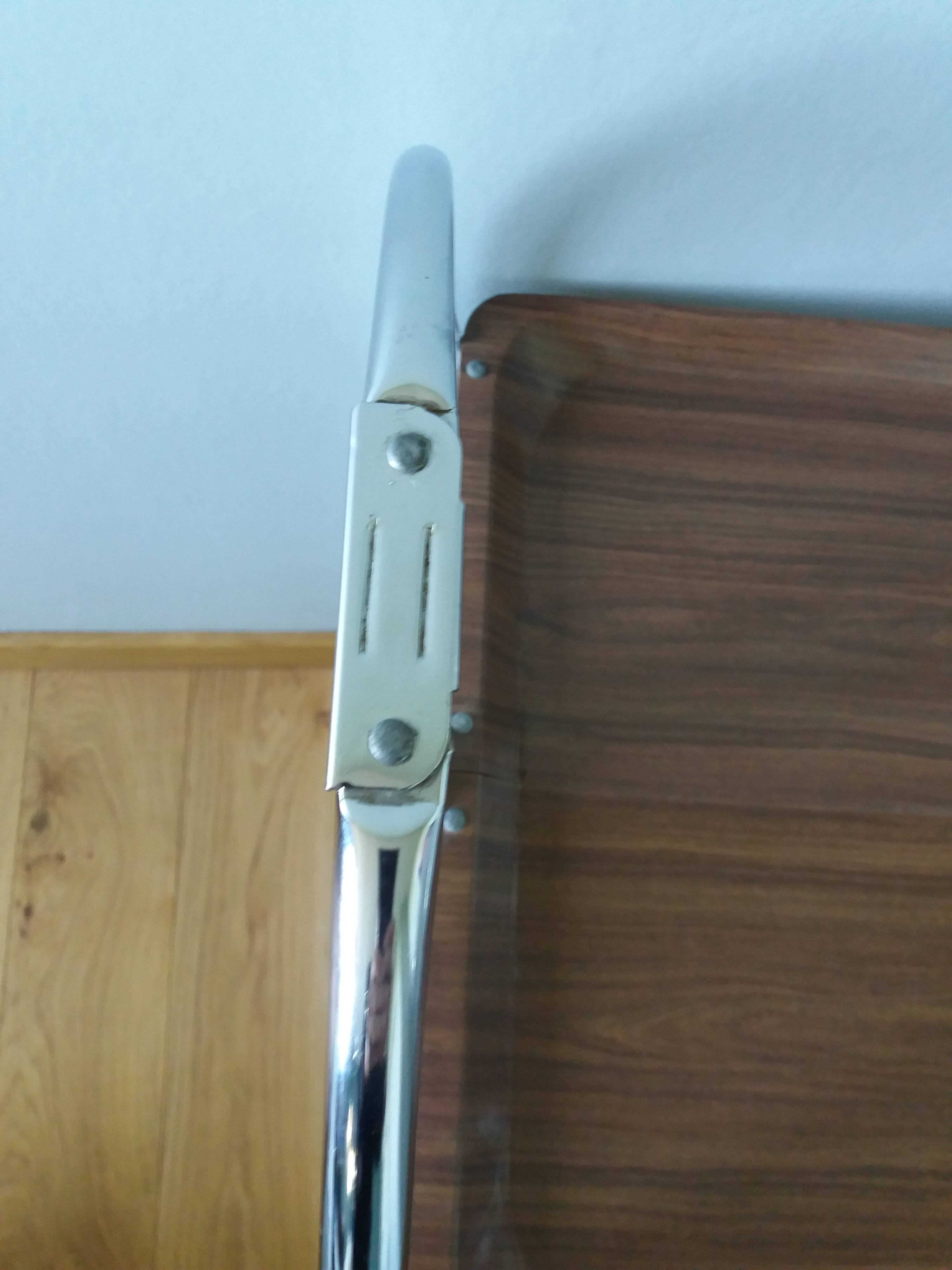 Folding trolley on wheels