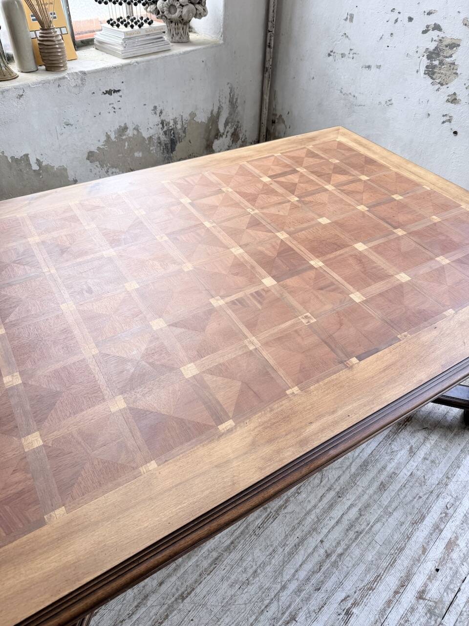 Oak table in Louis XIV style 1900