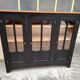 Buffet showcase 3 doors patiné black year 50