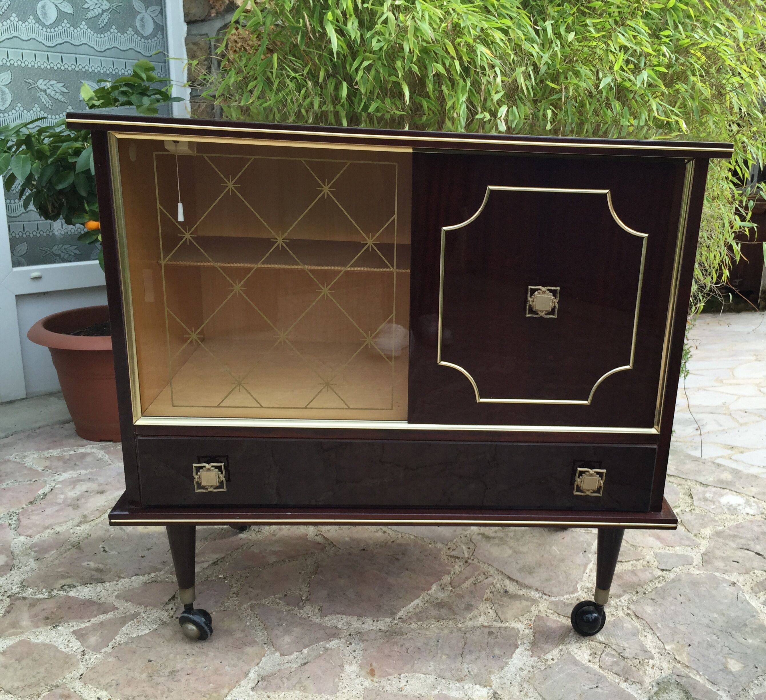 70s bar cabinet
