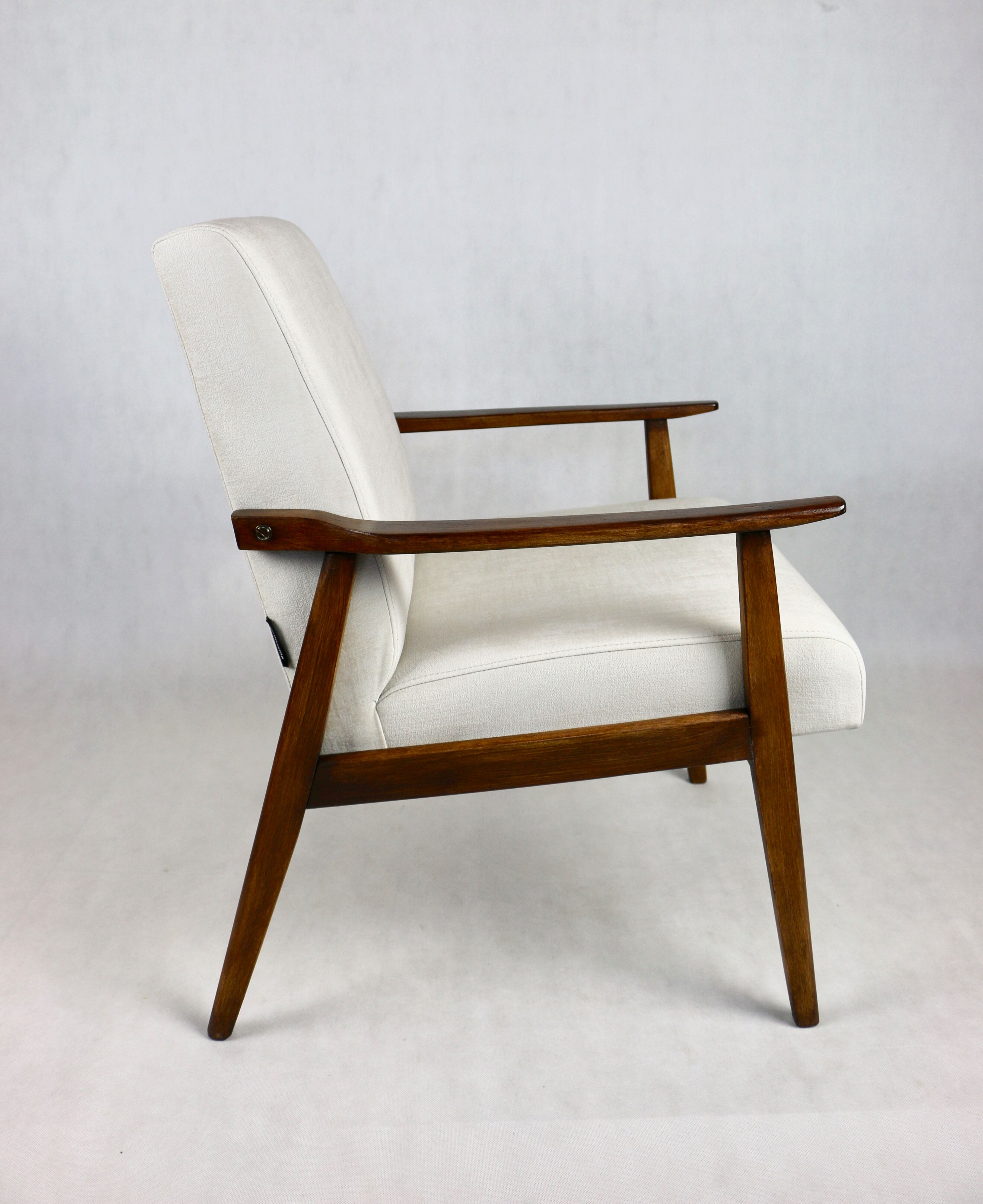 Fauteuil beige vintage, années 1970