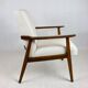 Fauteuil beige vintage, années 1970