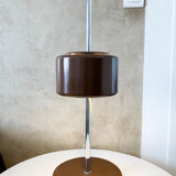 Piccolo brown and chrome table lamp by Lyfa Of Denmark, 1970s