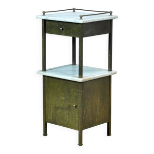 Table de chevet en laiton,