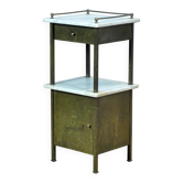 Table de chevet en laiton, vers 1900