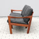 Sofa and armchairs designed by Illum Wikkelso