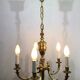 Louis XVI Bronze Chandelier 5 Lights