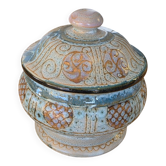 Bonbonnière / Ceramic jewellery box signed Danuta Le Hénaff