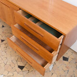 Scandinavian line clear teak